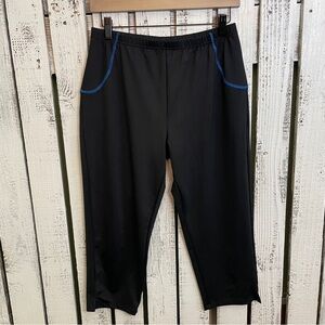 BCG Athletic Leggings Women’s Size XL Mid Calf Black Workout Gym Yoga‎ Walking